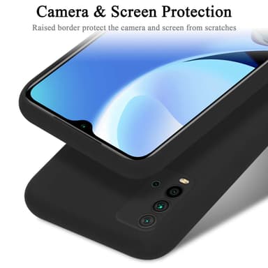 Xiaomi RedMi 9T silikondeksel case (Svart)