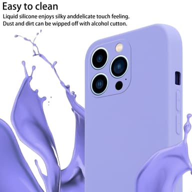 Deksel iPhone 13 PRO med Halskjede (lilla)