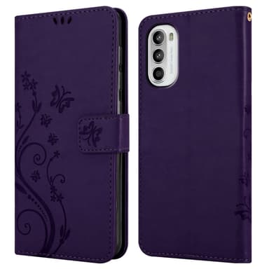 Motorola MOTO G52 4G / G82 5G lommebokdeksel Blomster