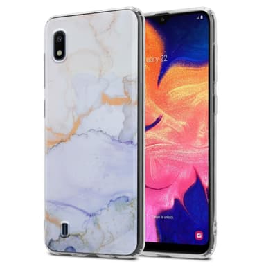 Samsung Galaxy A10 / M10 lommebokdeksel etui (hvit)