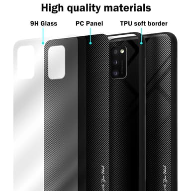 Samsung Galaxy A41 Deksel Case Cover (svart)