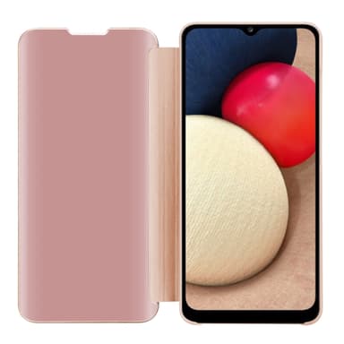 Samsung Galaxy A02s lommebokdeksel etui (rosa)