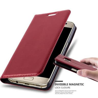 Samsung Galaxy S7 lommebokdeksel case (rød)