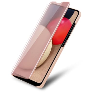 Samsung Galaxy A02s lommebokdeksel etui (rosa)