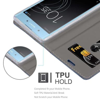 Sony Xperia XA1 PLUS lommebokdeksel etui (blå)