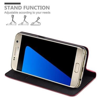 Samsung Galaxy S7 lommebokdeksel case (rød)