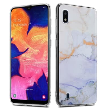 Samsung Galaxy A10 / M10 lommebokdeksel etui (hvit)