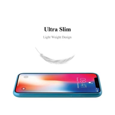 iPhone X / XS silikondeksel cover (turkis)