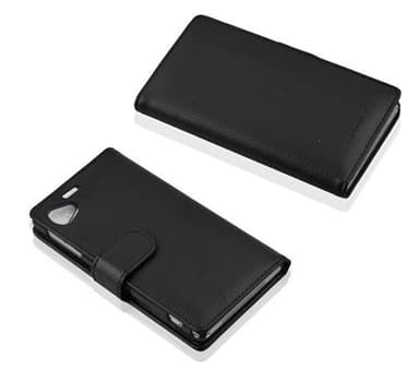 Sony Xperia Z1 COMPACT lommebokdeksel etui (svart)