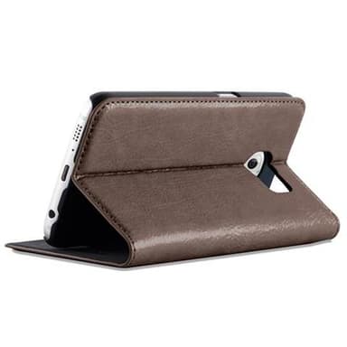 Samsung Galaxy S6 lommebokdeksel case (brun)