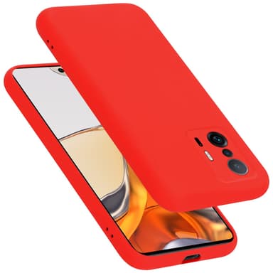 Xiaomi 11T / 11T PRO silikondeksel case (rød)