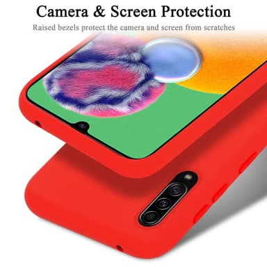 Samsung Galaxy A90 5G silikondeksel case (rød)
