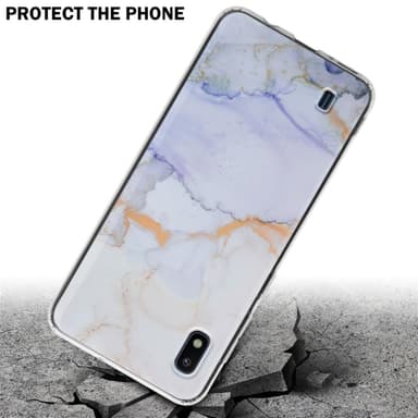 Samsung Galaxy A10 / M10 lommebokdeksel etui (hvit)