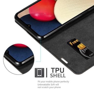 Samsung Galaxy A02s lommebokdeksel case (brun)