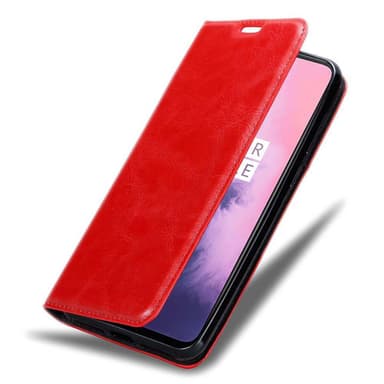 OnePlus 7 lommebokdeksel case (rød)