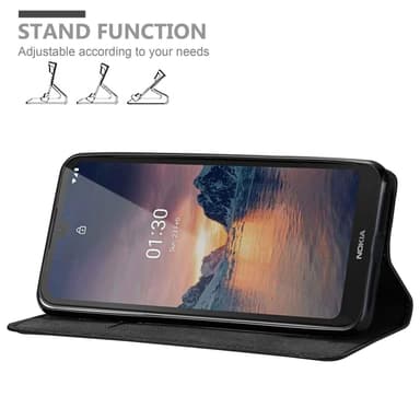 Nokia 1.3 lommebokdeksel case (svart)