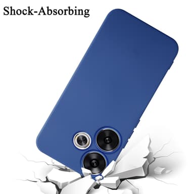 Xiaomi Poco F6 silikondeksel case (blå)