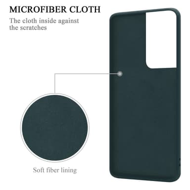 Deksel Samsung Galaxy S21 ULTRA Ring Case (grønn)