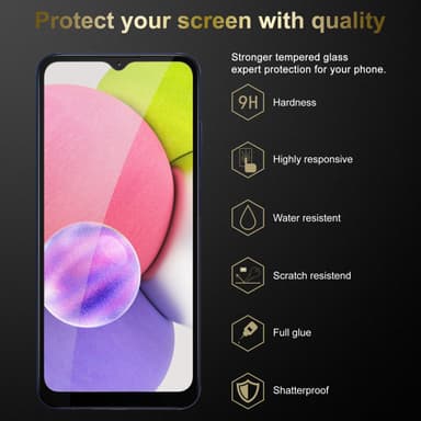 Samsung Galaxy A03s 3x Skjermbeskytter Skärmskydd