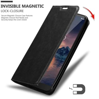 Nokia 1.3 lommebokdeksel case (svart)