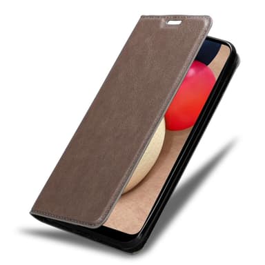 Samsung Galaxy A02s lommebokdeksel case (brun)