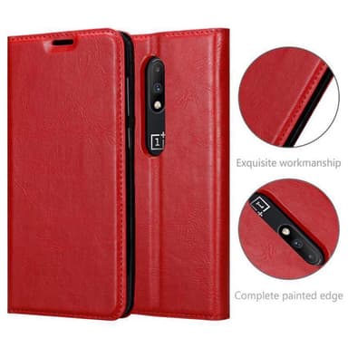 OnePlus 7 lommebokdeksel case (rød)
