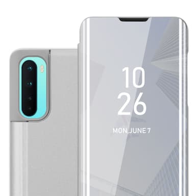 OnePlus Nord lommebokdeksel etui (sølv)