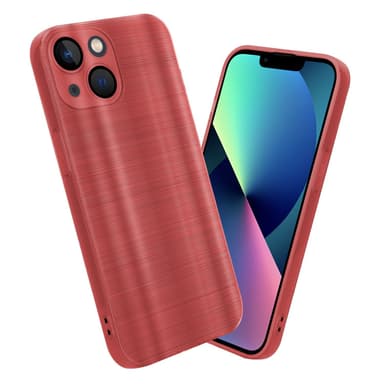 iPhone 14 Silikondeksel Beskyttelse (rød)