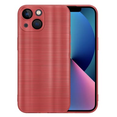 iPhone 14 Silikondeksel Beskyttelse (rød)