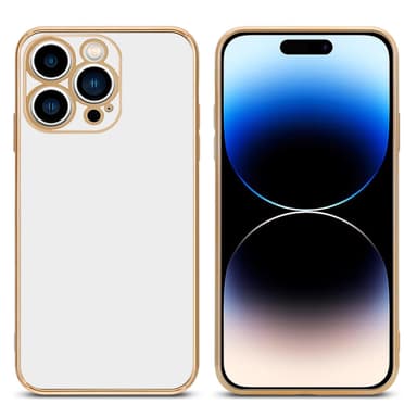 iPhone 14 PRO silikondeksel case (hvit)
