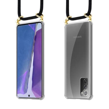 Samsung Galaxy NOTE 20 Deksel med Halskjede (svart)