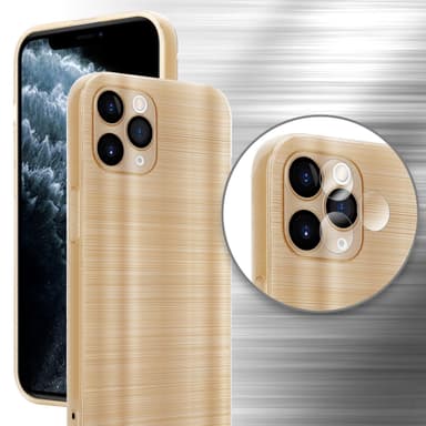 iPhone 11 PRO Silikondeksel Beskyttelse (gold)