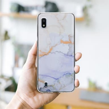Samsung Galaxy A10 / M10 lommebokdeksel etui (hvit)