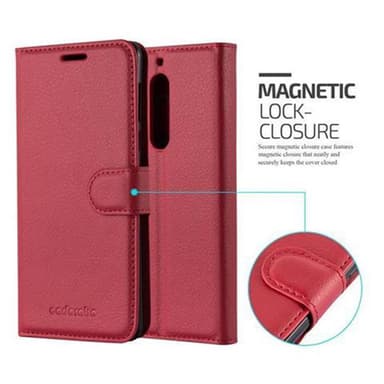 Nokia 5 2017 Deksel Etui Case (rød)
