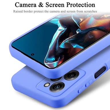 Xiaomi Poco X5 Pro 5G silikondeksel case (Lilla)