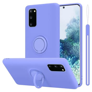 Deksel Samsung Galaxy S20 FE Ring Case (lilla)