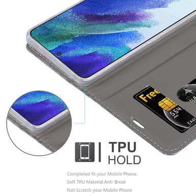 Samsung Galaxy S22 PLUS lommebokdeksel etui (grå)