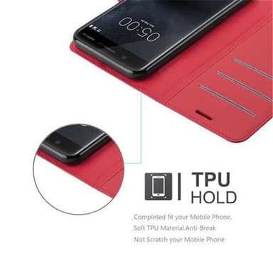 Nokia 5 2017 Deksel Etui Case (rød)