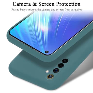 Realme 6 4G / 6s silikondeksel case (grønn)