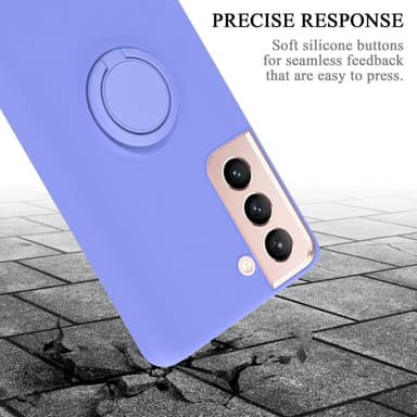 Deksel Samsung Galaxy S22 Ring Case (lilla)