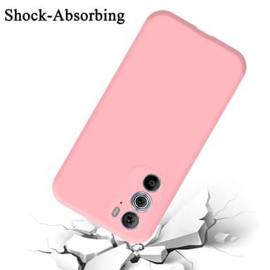 Motorola EDGE 30 PRO / EDGE+ silikondeksel case (rosa)