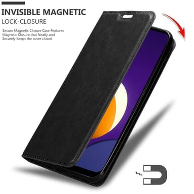 Samsung Galaxy A12 / M12 lommebokdeksel case (svart)