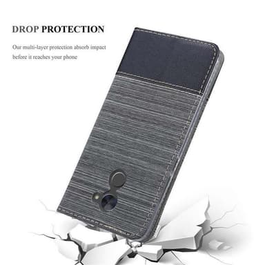 Huawei Enjoy 7 PLUS lommebokdeksel etui (grå)
