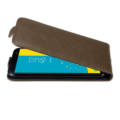 Samsung Galaxy J6 2018 deksel flip cover (brun)