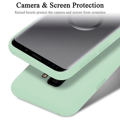 Samsung Galaxy S9 silikondeksel case (grønn)