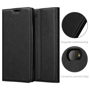 Blackberry Q10 lommebokdeksel case (svart)