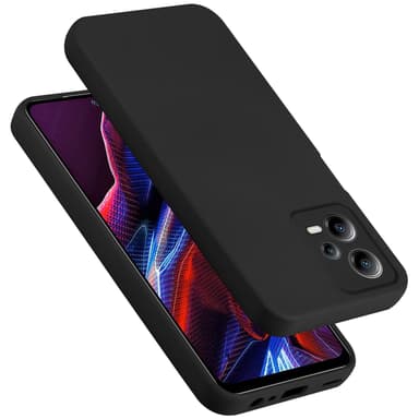 Xiaomi Poco X5 5G silikondeksel case (Svart)