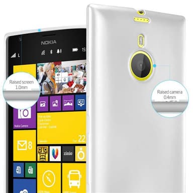 Deksel Nokia Lumia 1520 Case Cover (sølv)