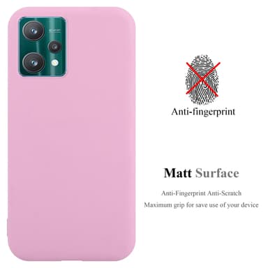 Deksel Realme 9 4G / 9 PRO+ Silikon cover (rosa)