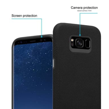 Samsung Galaxy S8 PLUS Deksel Case Cover (svart)